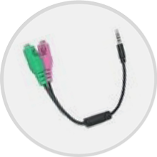 PC headset mobile adapter for conferencing