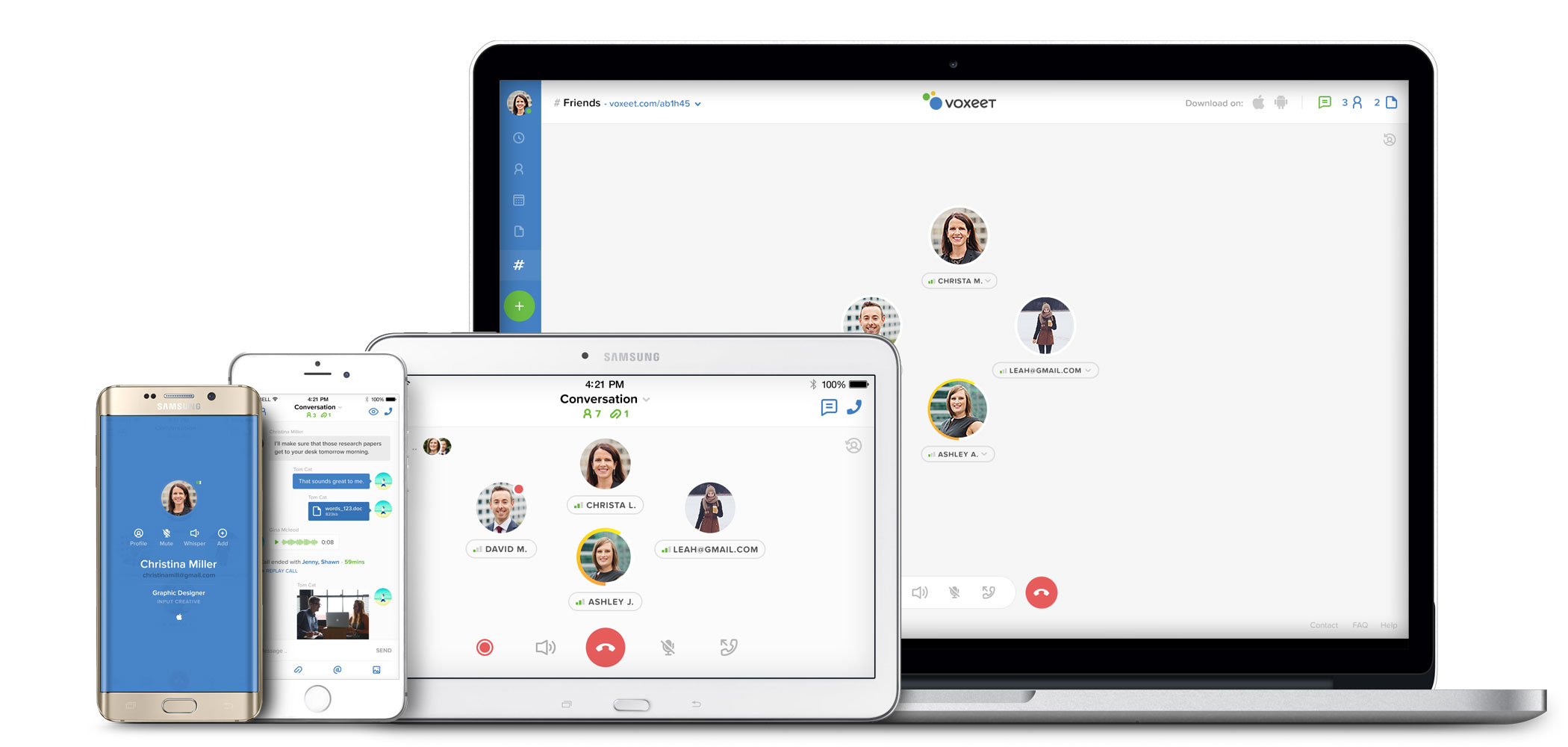 Voxeet, conferencing on any device