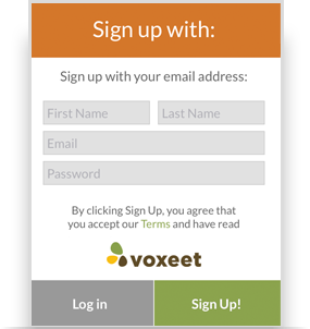 create an account for conference calls