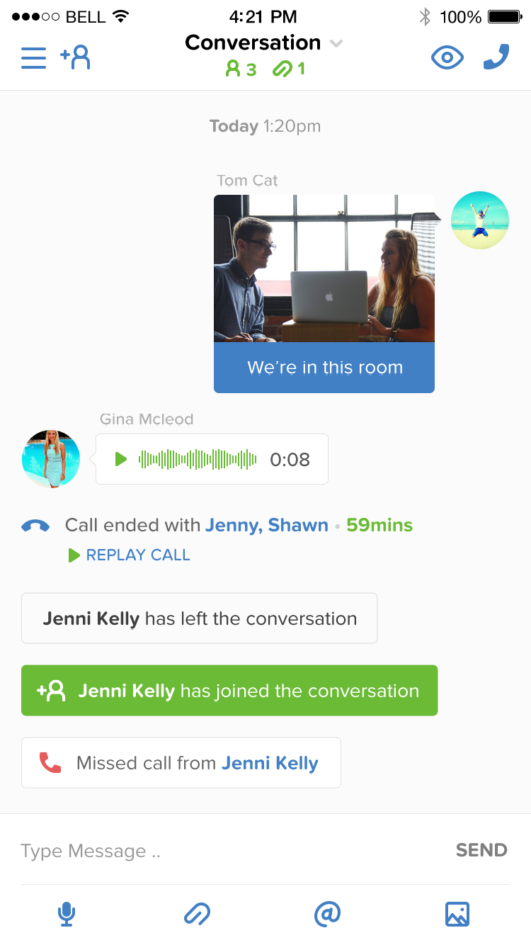 voice messaging