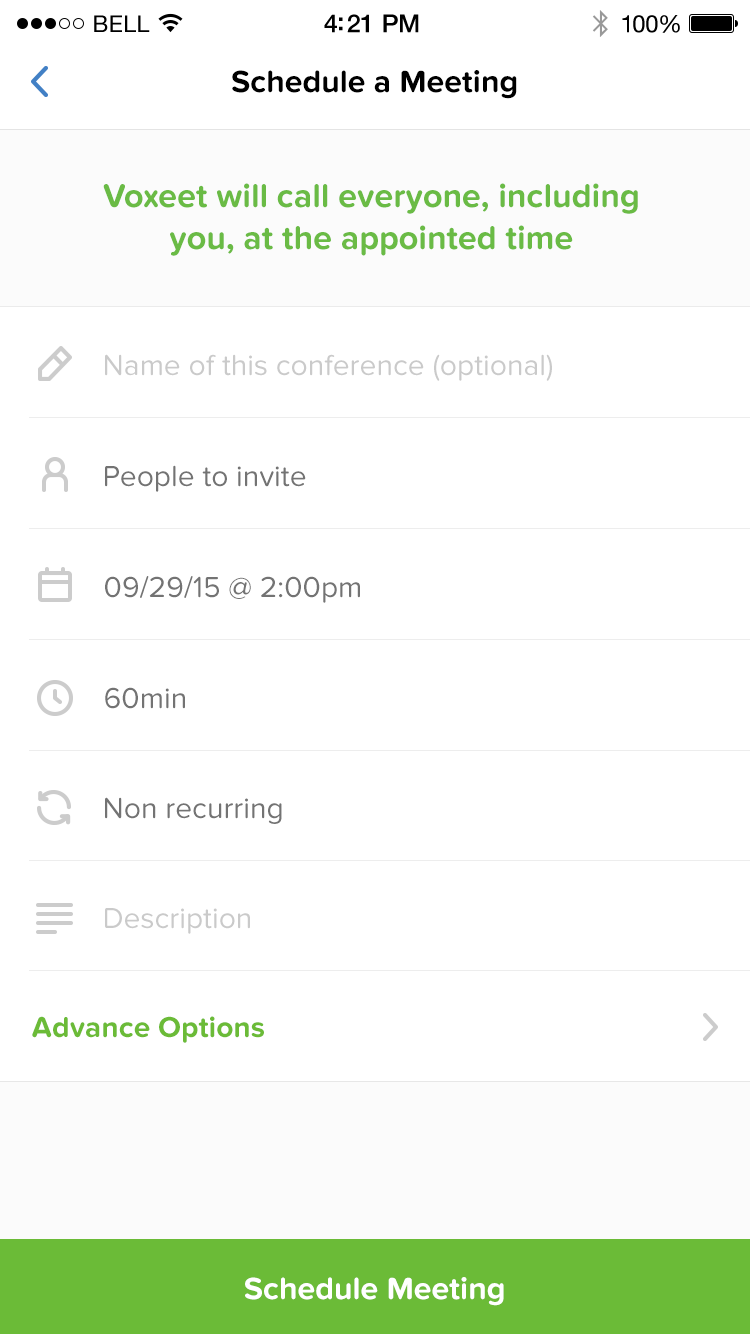 Simple scheduling